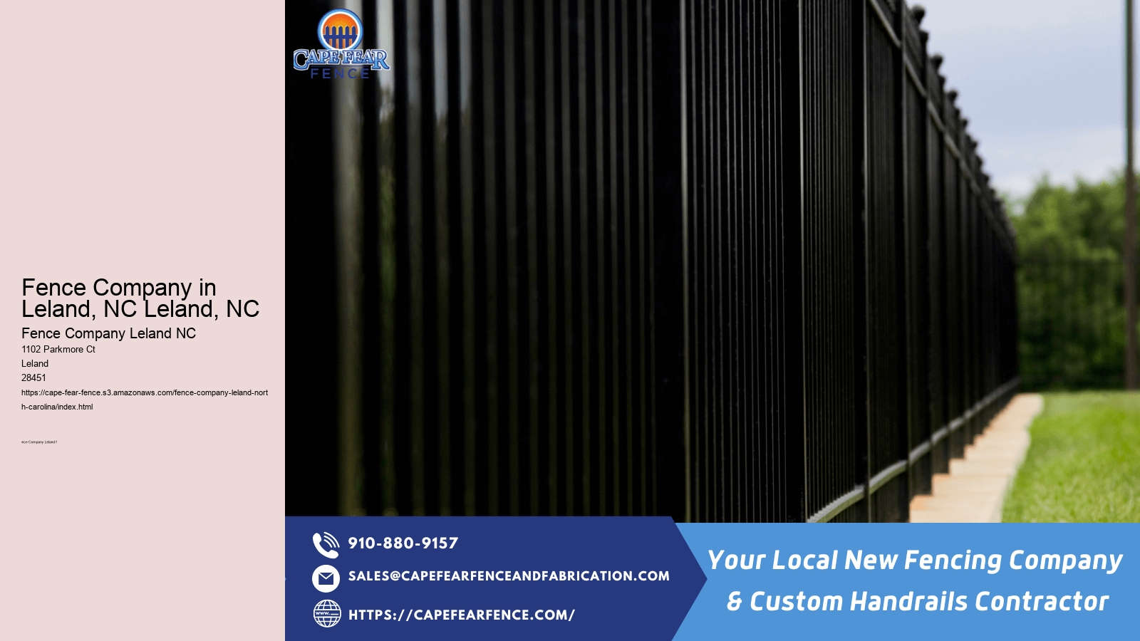 Fence Company in Leland, NC Leland, NC